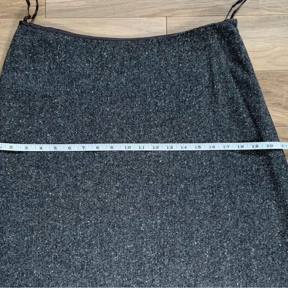 Ralph Lauren Grey Wool Maxi Skirt - Picture 6 of 8